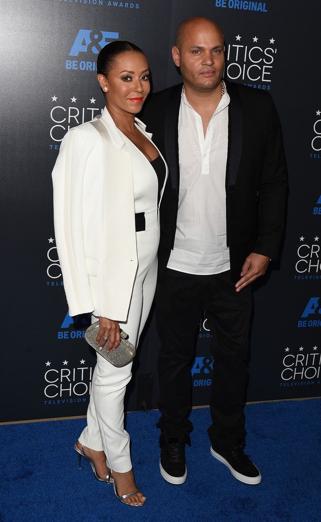 BEVERLY HILLS, CA - MAY 31:  Recording artist Melanie Brown (L) and Stephen Belafonte attend the 5th Annual Critics' Choice Television Awards at The Beverly Hilton Hotel on May 31, 2015 in Beverly Hills, California.  (Photo by Jason Merritt/Getty Images)