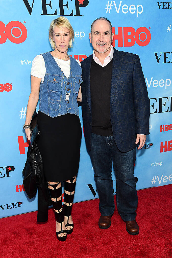 NEW YORK, NY - APRIL 06:  Rachel Winter (L) and screenwriter Terence Winter attend the "VEEP" Season 4 New York Screening at the SVA Theater on April 6, 2015 in New York City.  (Photo by Jamie McCarthy/Getty Images)