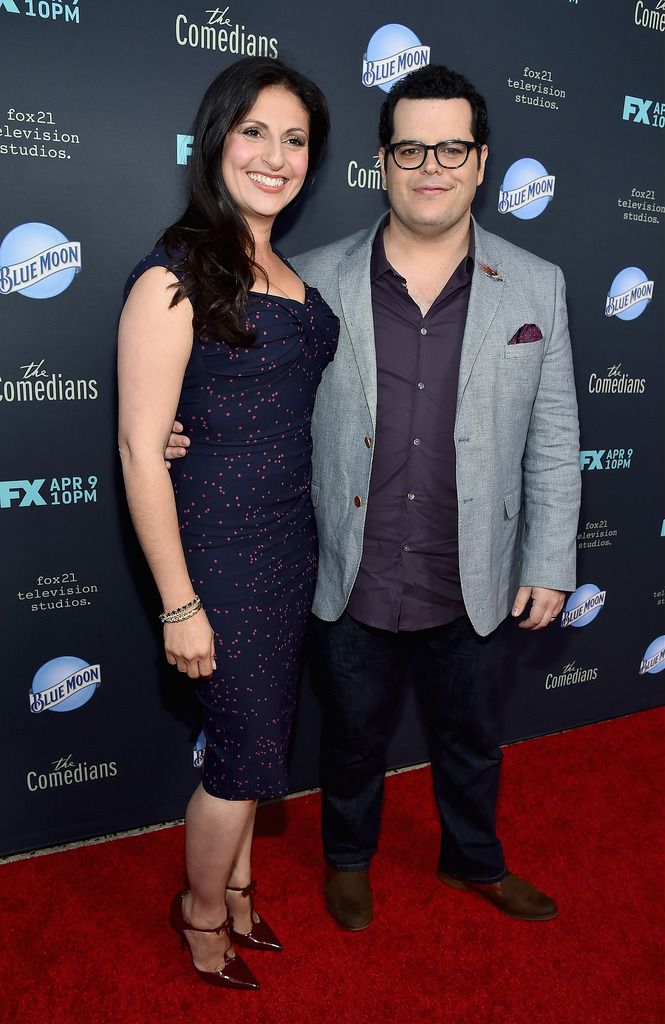 SANTA MONICA, CA - APRIL 06:  Actors Ida Darvish and Josh Gad attend the premiere of FX's "The Comedians" at The Broad Stage on April 6, 2015 in Santa Monica, California.  (Photo by Alberto E. Rodriguez/Getty Images)