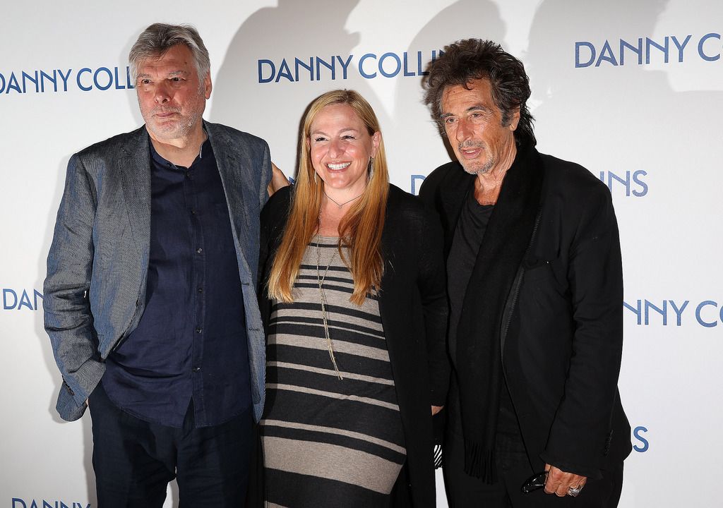 LONDON, ENGLAND - MAY 18:  Steve Turner, Monica Levinson and Al Pacino attend the UK Premiere of "Danny Collins" at the Ham Yard Hotel on May 18, 2015 in London, England.  (Photo by Tim P. Whitby/Getty Images)