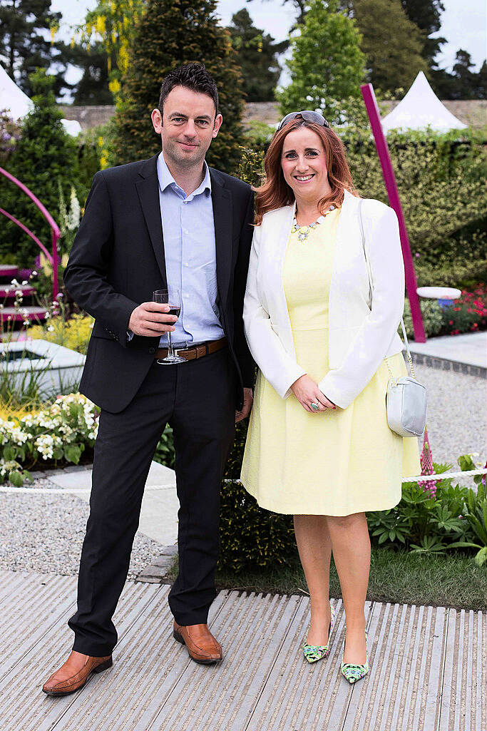 Pictured at the Garden Party in the Phoenix Park are Eoin Donegan and Karen Smyth

The stars were out to celebrate the opening of Bloom Garden Festival 2015 at the Garden Party 

The sun shone between the showers on a glorious start to the Bloom Garden Festival 2015 and a colourful crowd gathered at the Bloom Festival Garden Party to toast the opening.  Bord na MÃ³na Growise are proud sponsors of bark and compost at this yearâ€™s Festival and it was a stellar start to the festival for them as  Bord na MÃ³na and Kildare Growers celebrated a Gold Medal win on day one of the the festival for their Crumlin Childrenâ€™s Hospital Garden at Bloom in the Park 2015. Photo by Richie Stokes

