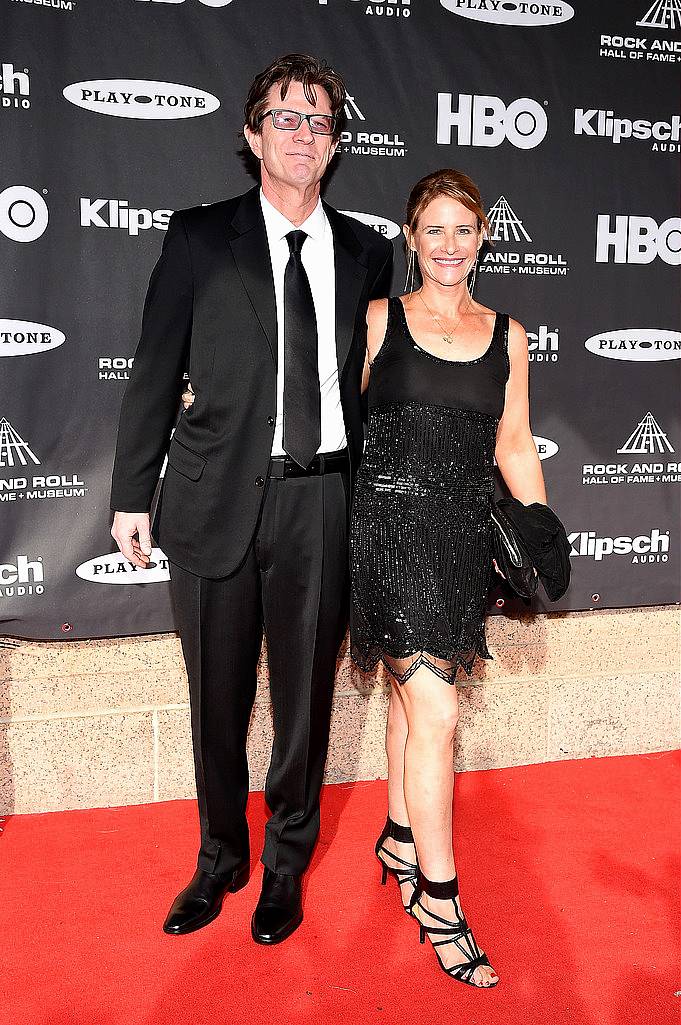 CLEVELAND, OH - APRIL 18:  Lee Butterfield (L) attends the 30th Annual Rock And Roll Hall Of Fame Induction Ceremony at Public Hall on April 18, 2015 in Cleveland, Ohio.  (Photo by Michael Loccisano/Getty Images)