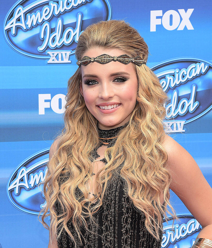 HOLLYWOOD, CA - MAY 13:  Maddie Walker attends the "American Idol" XIV Grand Finale event at the Dolby Theatre on May 13, 2015 in Hollywood, California.  (Photo by Jason Kempin/Getty Images)