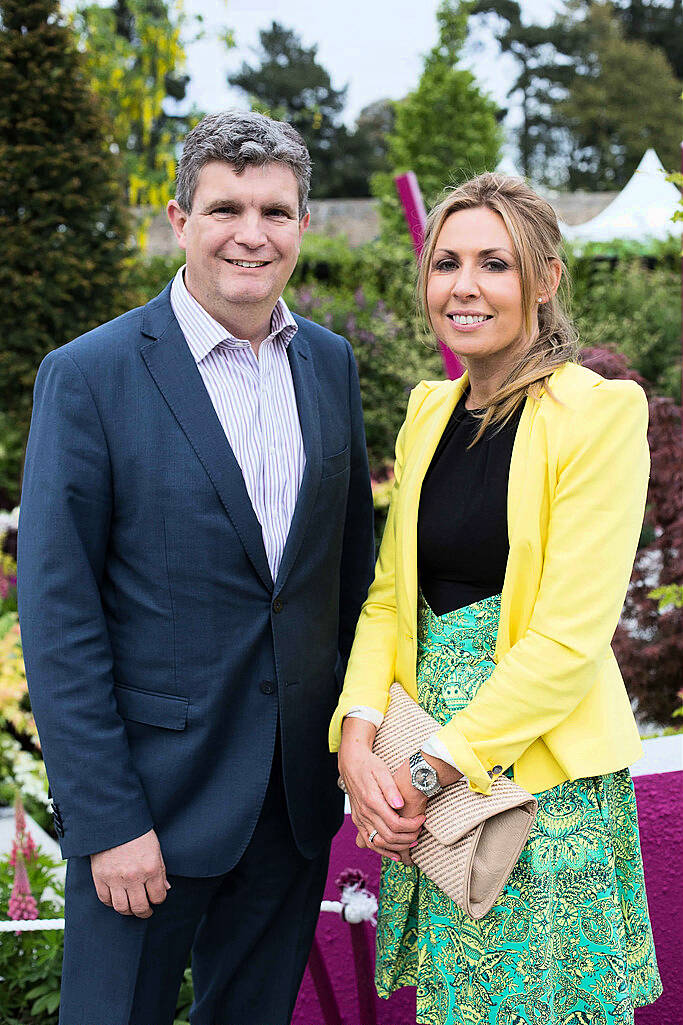 Pictured at the Garden Party in the Phoenix Park are Ken O ' Byrne and June Dowling

The stars were out to celebrate the opening of Bloom Garden Festival 2015 at the Garden Party 

The sun shone between the showers on a glorious start to the Bloom Garden Festival 2015 and a colourful crowd gathered at the Bloom Festival Garden Party to toast the opening.  Bord na MÃ³na Growise are proud sponsors of bark and compost at this yearâ€™s Festival and it was a stellar start to the festival for them as  Bord na MÃ³na and Kildare Growers celebrated a Gold Medal win on day one of the the festival for their Crumlin Childrenâ€™s Hospital Garden at Bloom in the Park 2015. Photo by Richie Stokes

