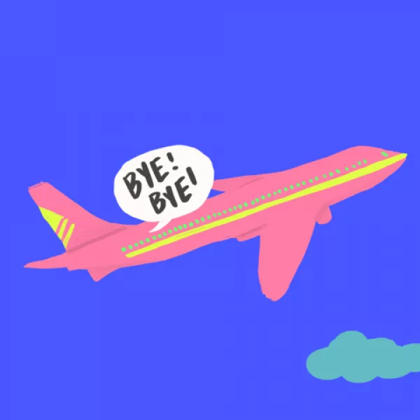 Bye Bye Illustration GIF by Denyse - Find & Share on GIPHY