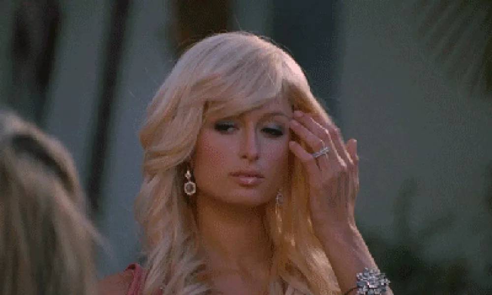 Meh Paris Hilton GIF - Find & Share on GIPHY