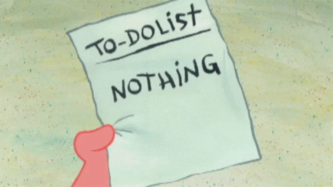 To Do List Nothing GIF by SpongeBob SquarePants - Find & Share on GIPHY