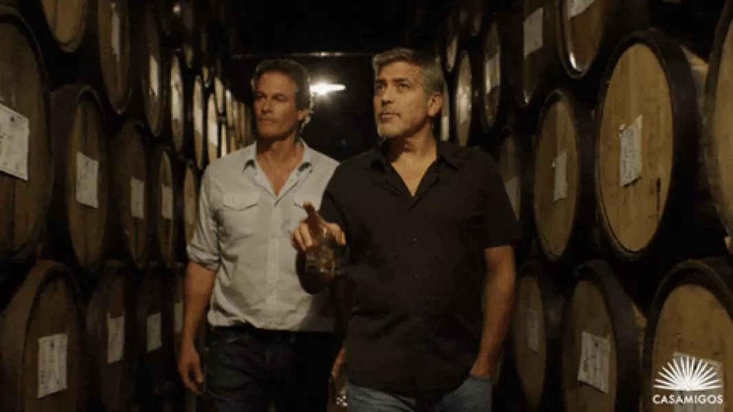 George Clooney Walking GIF by Casamigos - Find & Share on GIPHY