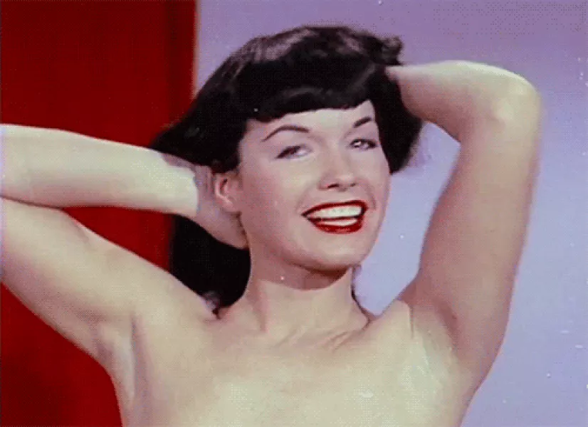 Pin Up Bettie Page GIF - Find & Share on GIPHY