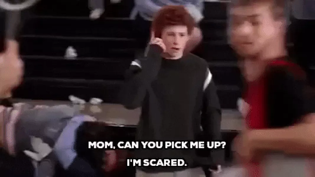 Scared Mean Girls GIF - Find & Share on GIPHY