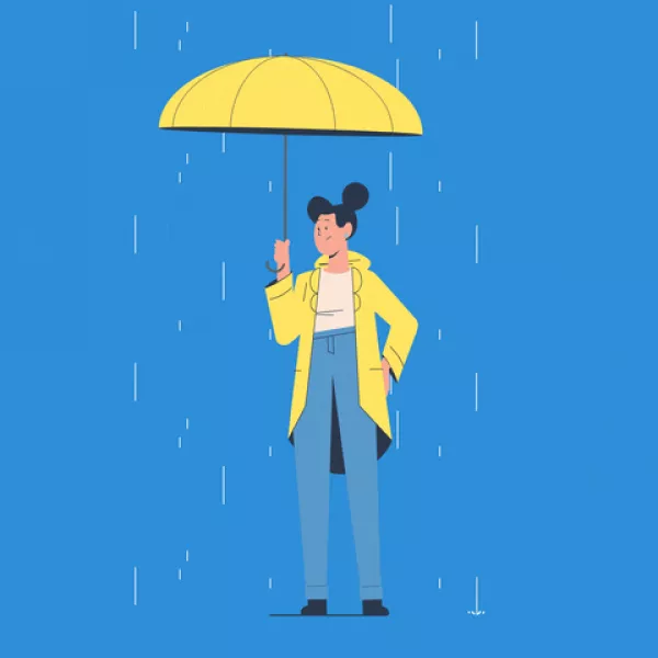 Rainy Day Umbrella GIF - Find & Share on GIPHY