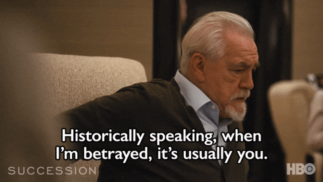 Brian Cox Hbo GIF by SuccessionHBO - Find & Share on GIPHY