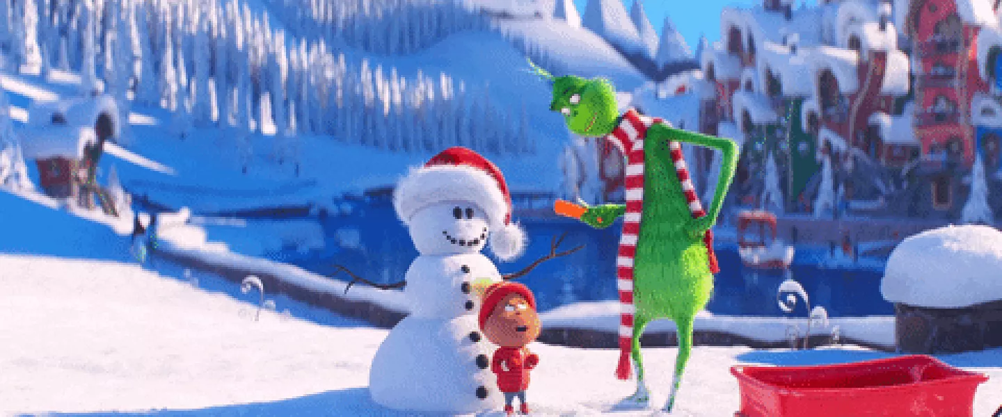 Snow Snowman GIF by The Grinch - Find & Share on GIPHY