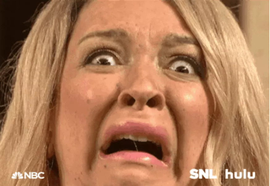 Scared Saturday Night Live GIF by HULU - Find & Share on GIPHY