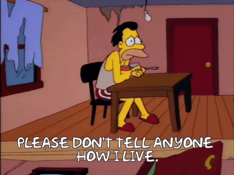 Ashamed The Simpsons GIF - Find & Share on GIPHY