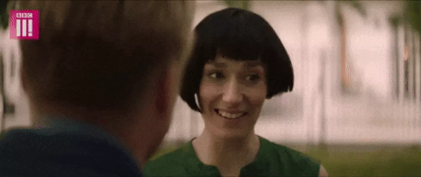 Phoebe Waller-Bridge Hair GIF by BBC Three - Find & Share on GIPHY