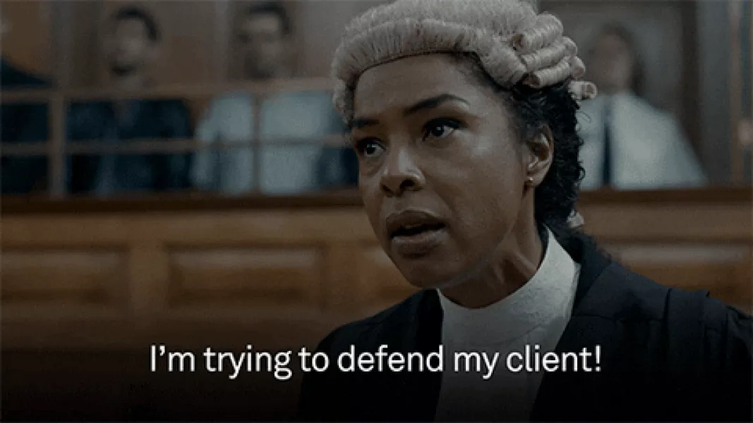 Maya Cobbina Defend My Client GIF by BBC First Australia - Find & Share on GIPHY