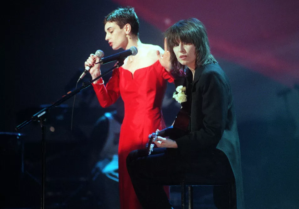 Sinead O'Connor and Chrissie Hynde