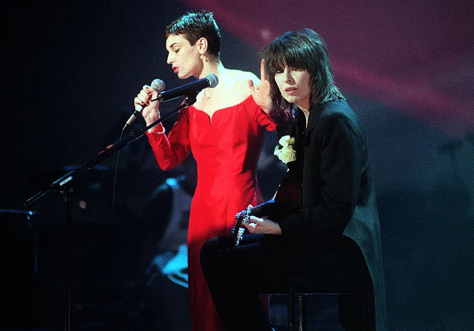 Sinead O'Connor and Chrissie Hynde