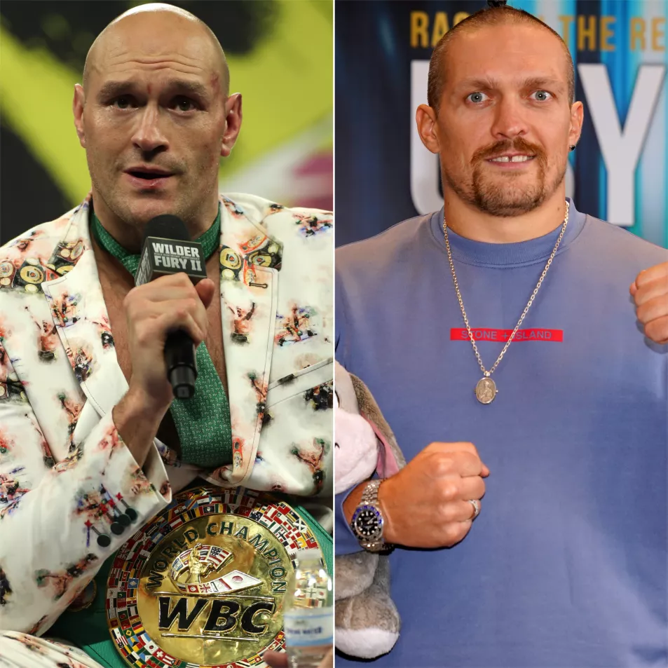 Tyson Fury and Oleksandr Usyk