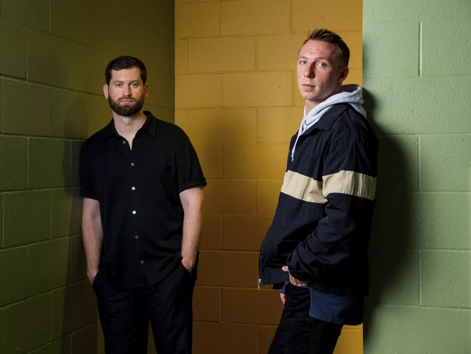 Harrison Mills, left, and Clayton Knight of Odesza