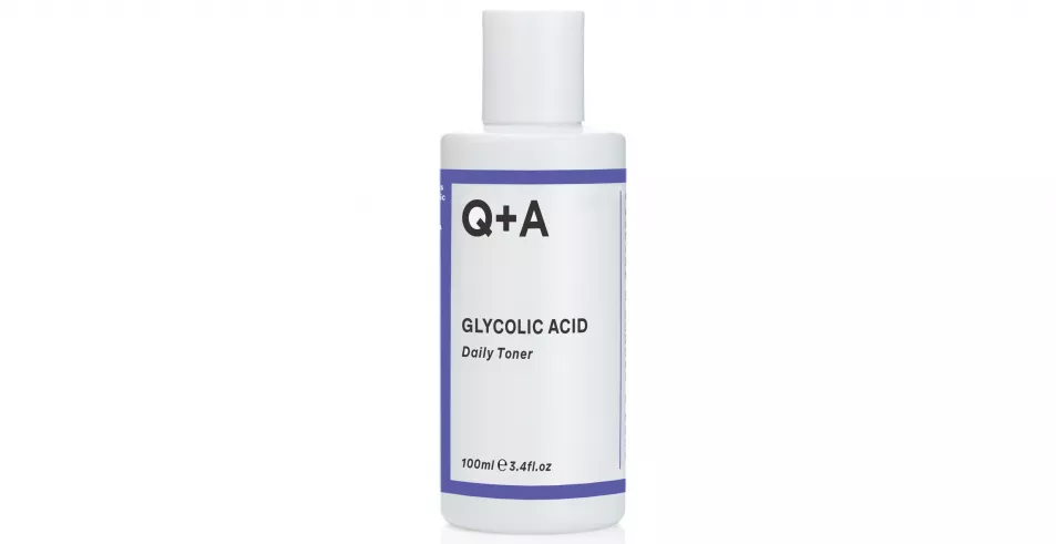 Q+A Glycolic Acid Daily Toner, £8, available from Sainsbury's