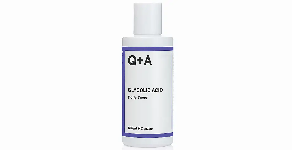 Q+A Glycolic Acid Daily Toner, £8, available from Sainsbury's