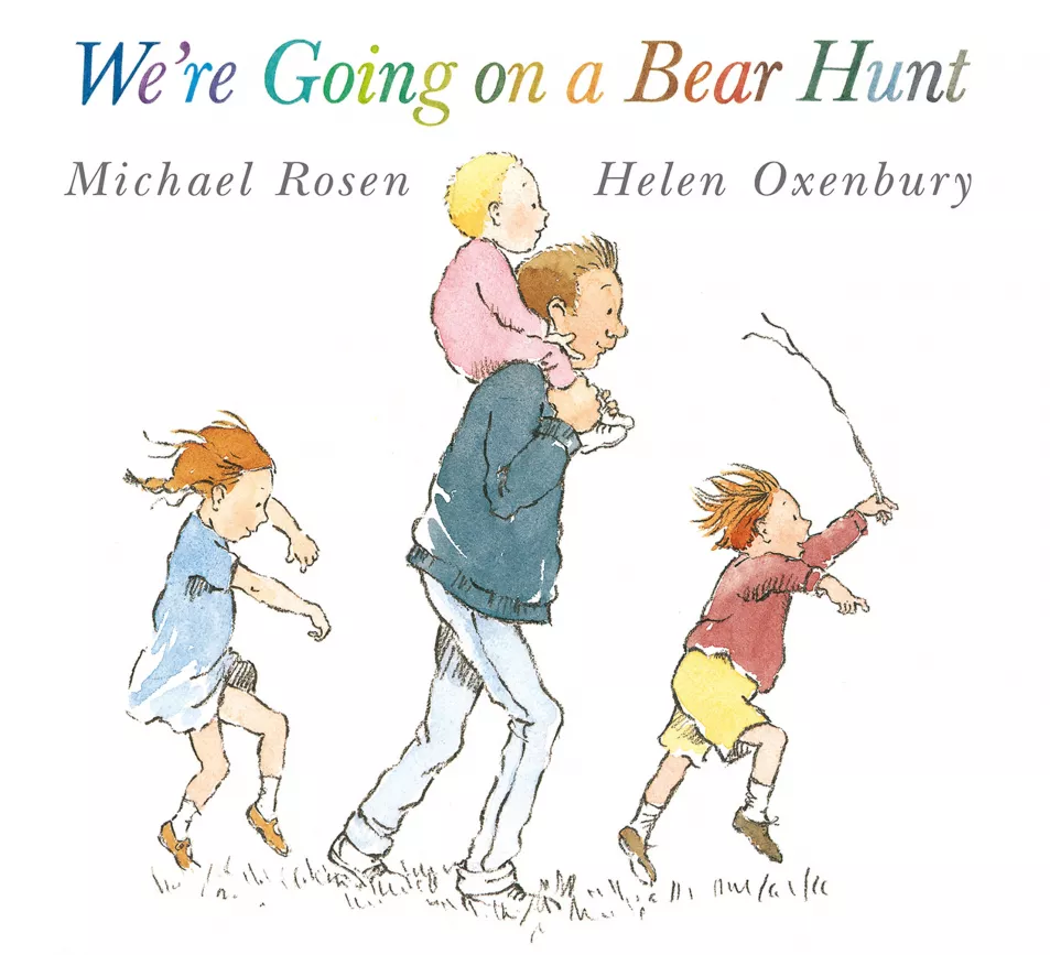 Book jacket of We're Going On A Bear Hunt by Michael Rosen (Walker Books/PA)