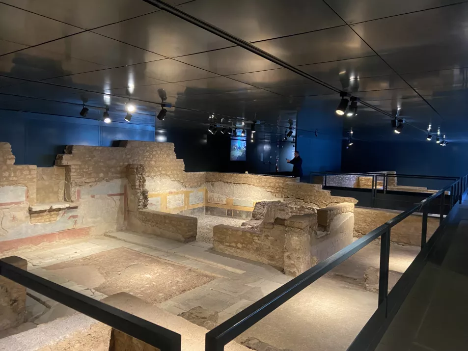 See Roman villas up close at Brescia’s Santa Giulia Museum (Sean Coyte/PA)