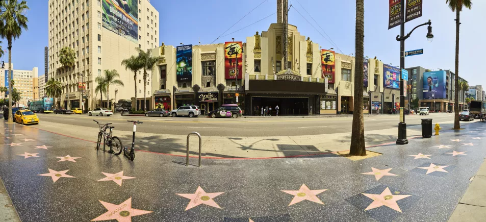 Tthe Hollywood Walk of Fame