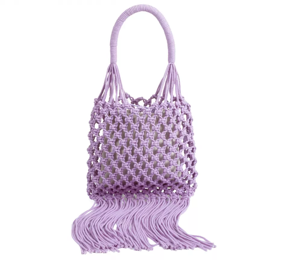 Esprit Robyn Cotton Hobo Bag in Crochet Knit