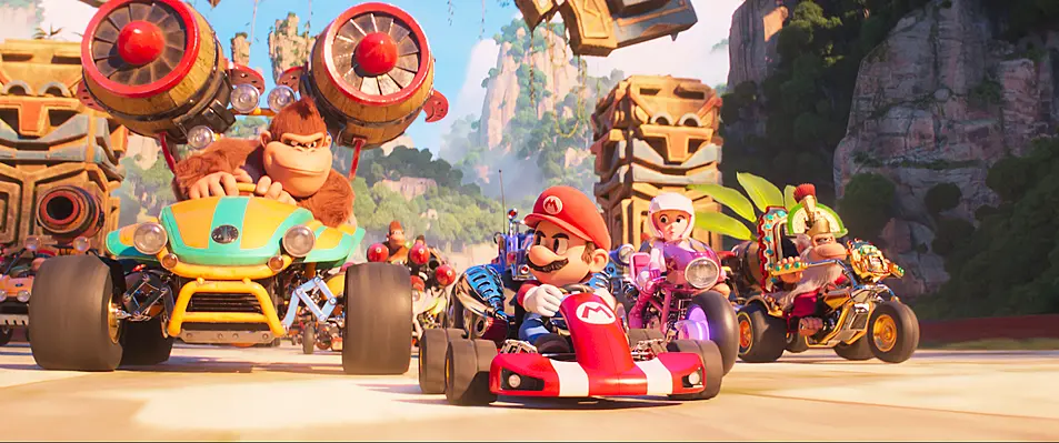 mario kart stills from movie