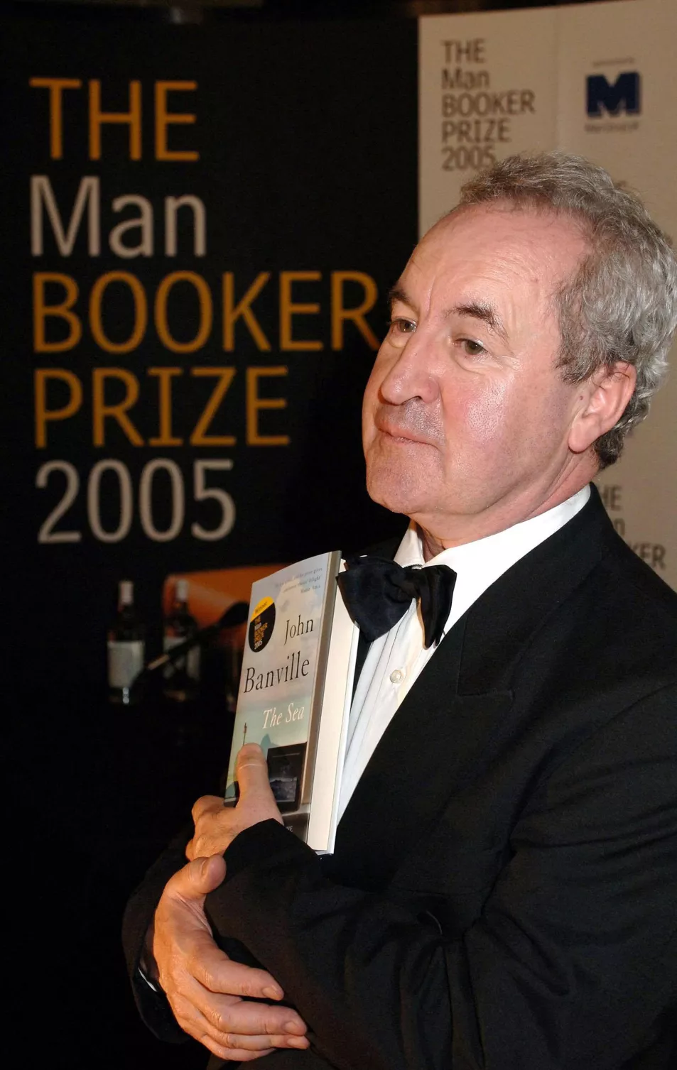 John Banville when he won the Man Booker Prize in 2005