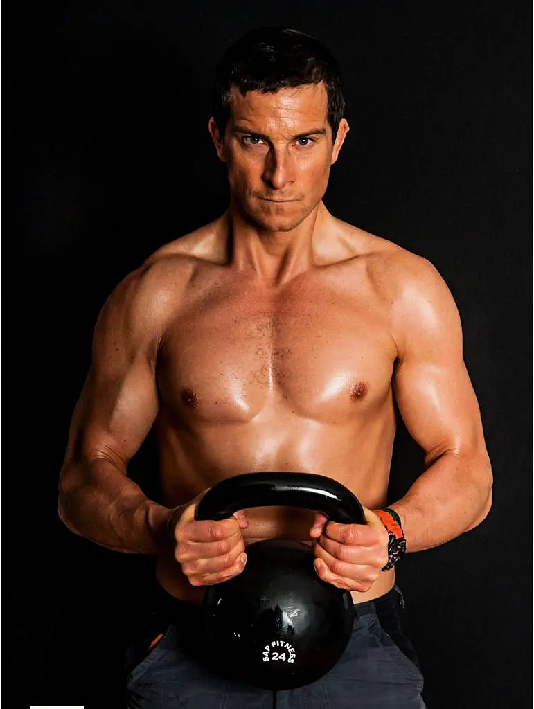 Bear Grylls topless (Bear Grylls Ventures/PA)