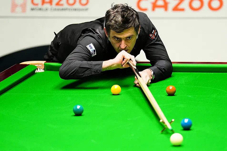 Ronnie O'Sullivan in action (Zac Goodwin/PA) (