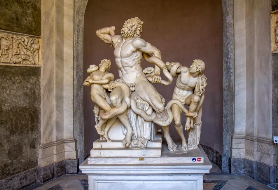 Ancient statue of Laocoon 