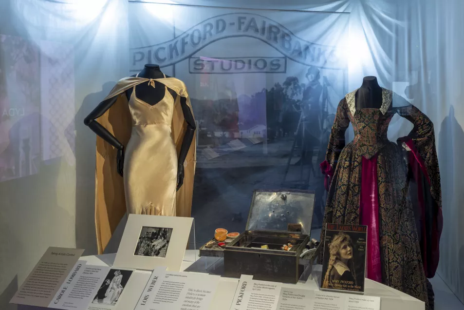 Costumes worn by early Hollywood film stars at the V&A Diva exhibition