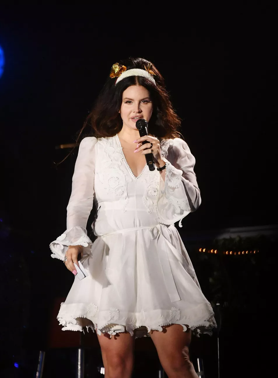 Lana Del Rey performs on stage in San Francisco