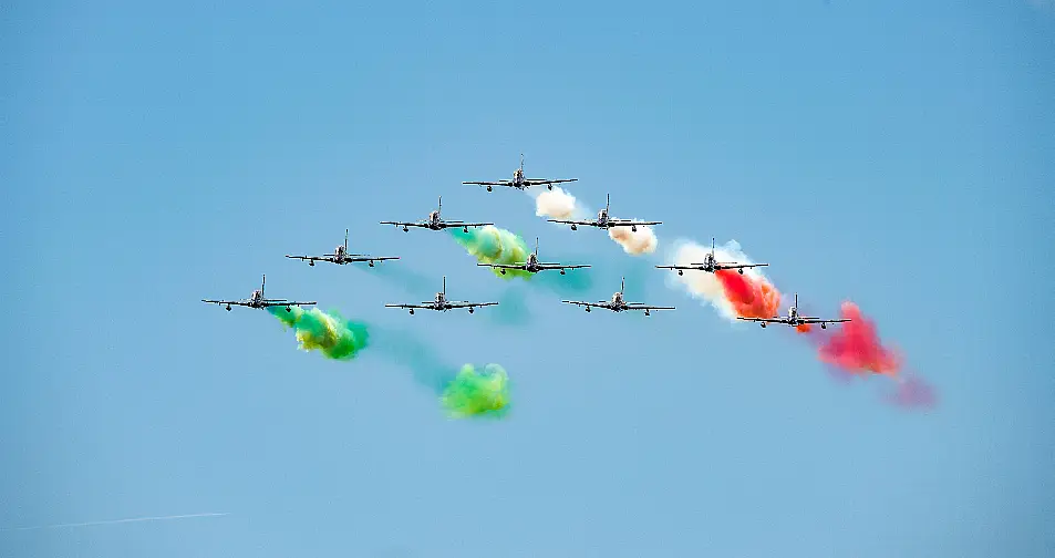 A display by Frecce Tricolori