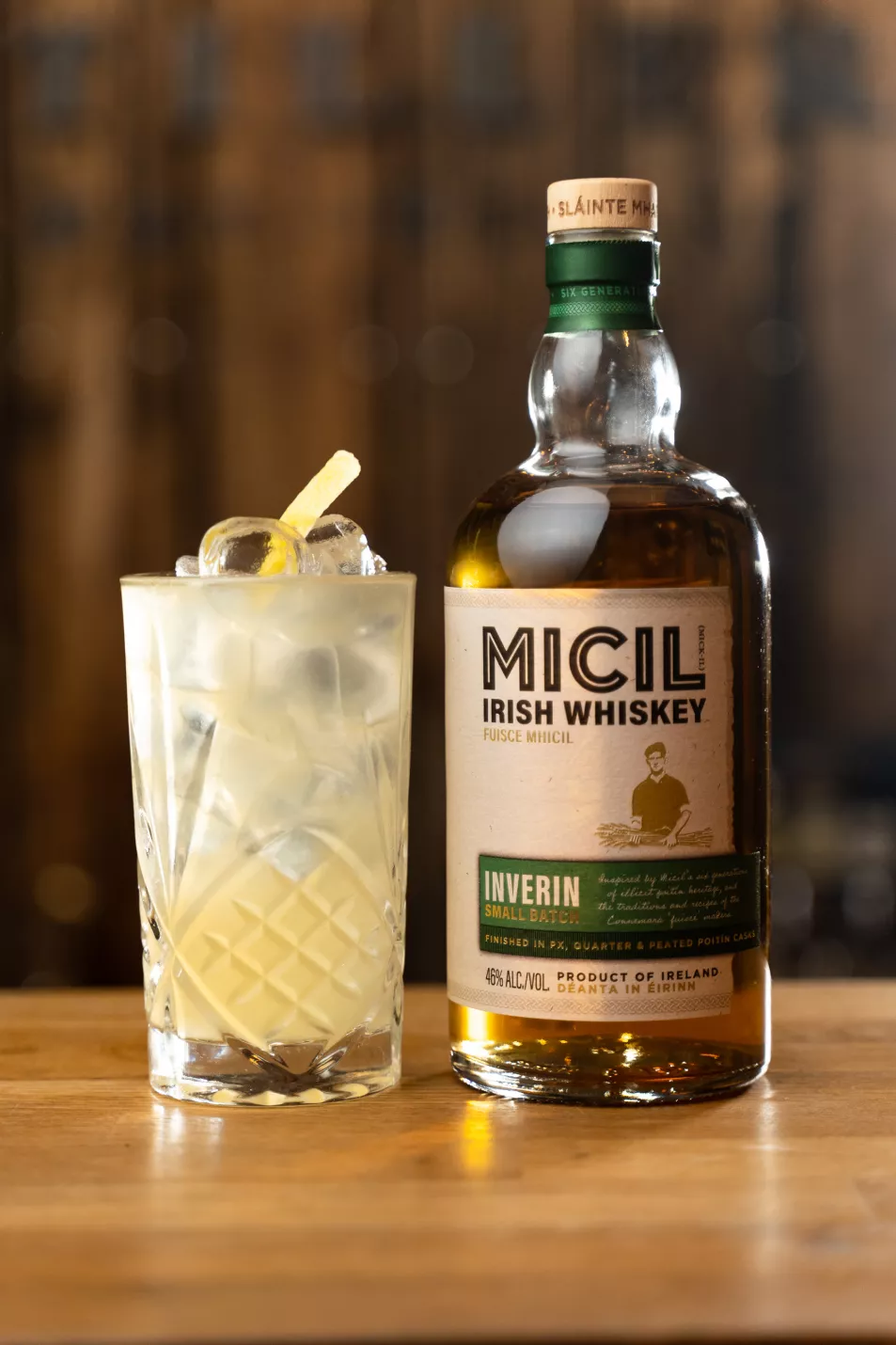 Micil Inverin Highball cocktail