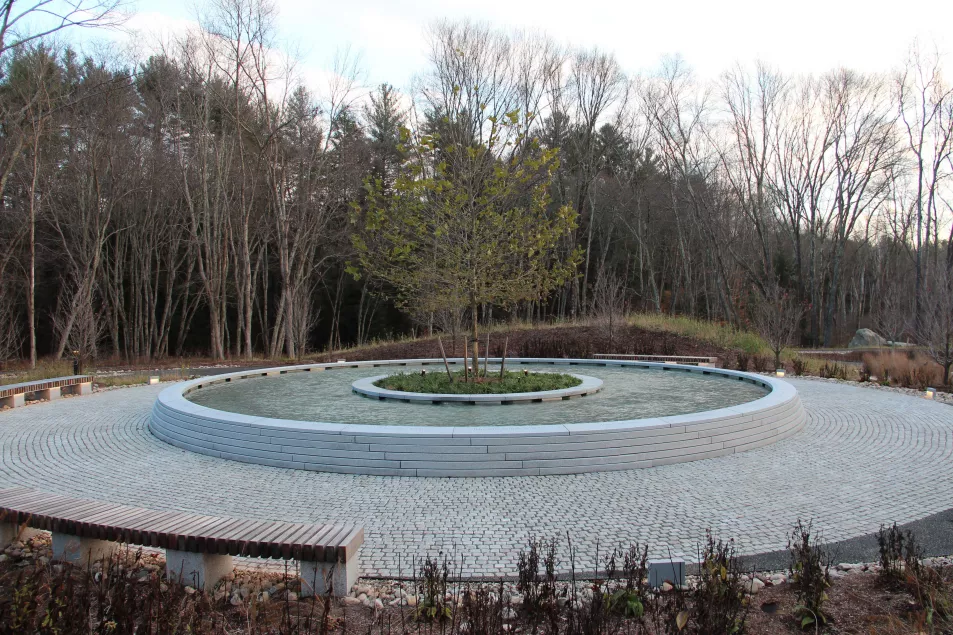 The permanent Sandy Hook Memorial