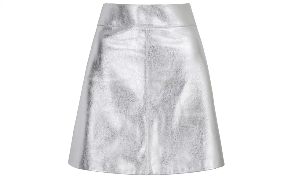Marks and Spencer Collection Metallic Mini A-Line Skirt