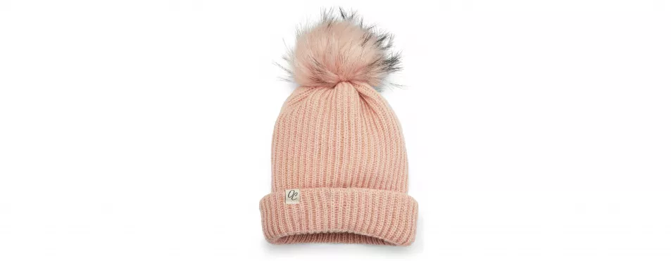 Only Curls Satin Lined Knitted Beanie Hat