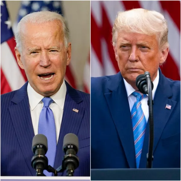 Joe Biden and Donald Trump