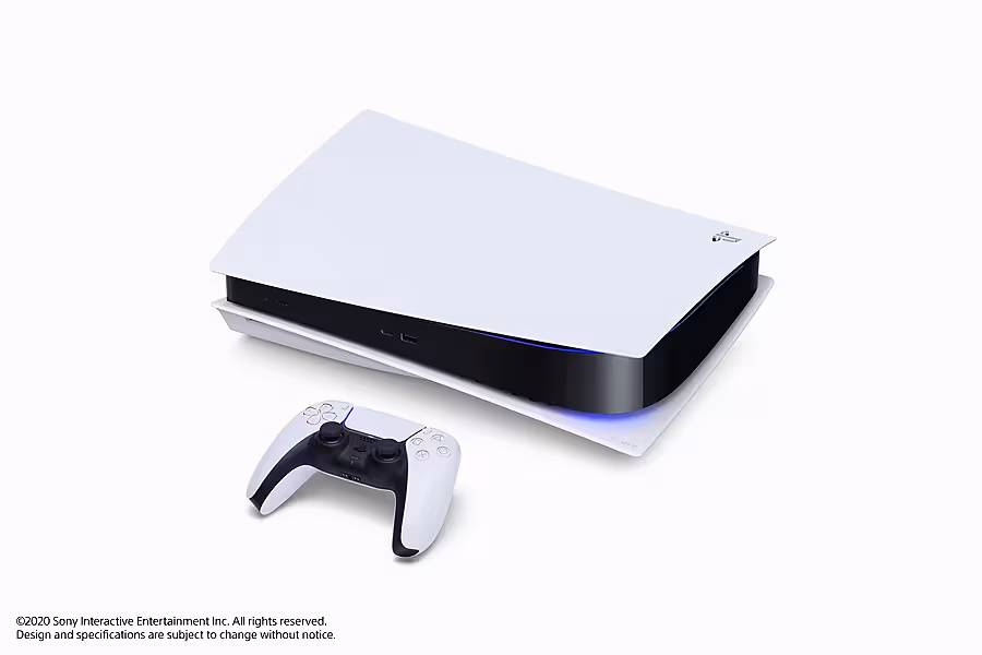 Sony's PlayStation 5 console and controller