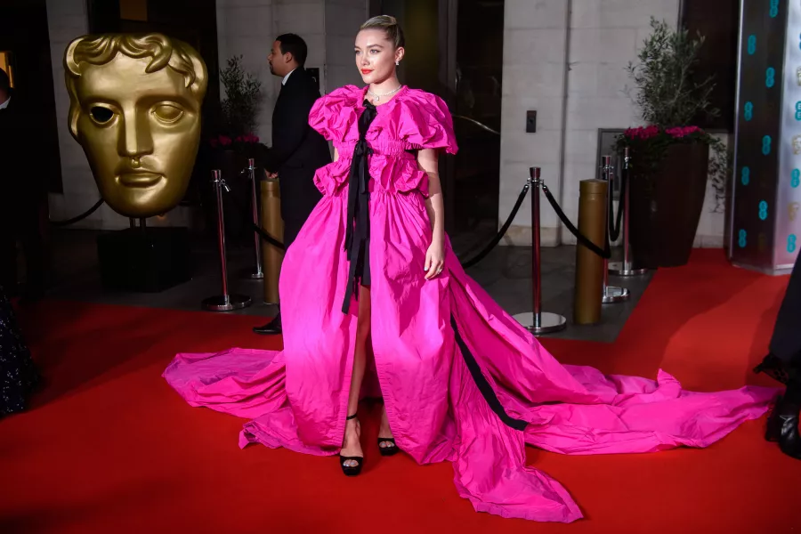 Florence Pugh at the Baftas