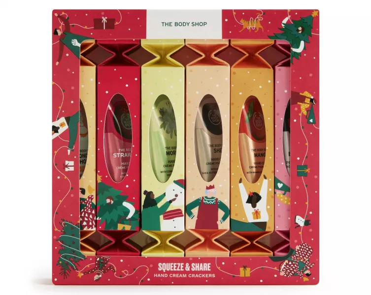 The Body Shop Squeeze & Share Hand Cream Crackers`