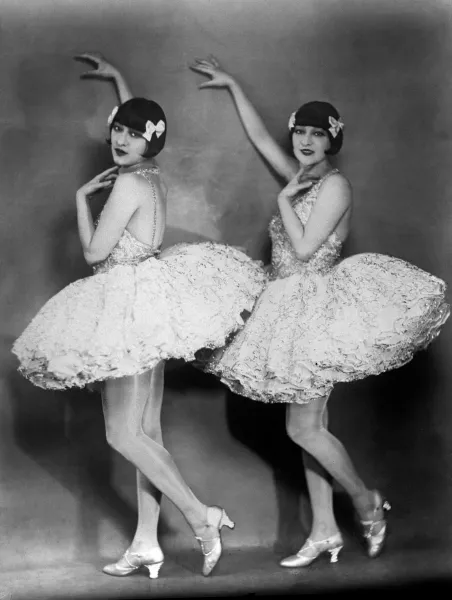 Dancers performing in 1924 