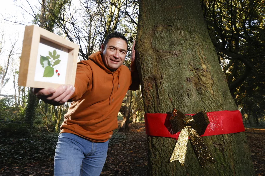 Neil McCabe of Grown Forest, which aims to plant 50,000 trees across Ireland by the end of next year to widen Ireland’s biodiversity and revive our wild forests. Picture: Conor McCabe.