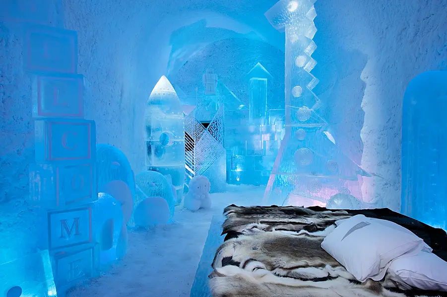 The 'Toybox' suite (icehotel.com/Wouter Biegelaar & Viktor Tsarski/Asaf Kliger/PA)